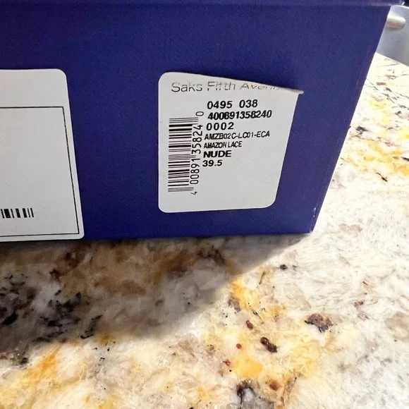 Aquazzura Amazon 105 Leather Lace up Nude Sandal - Picture 5 of 6